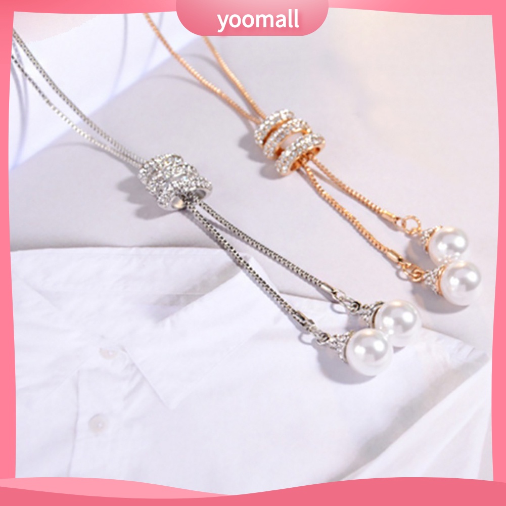 Vòng cổ Mặt Ngọc Trai Nhân Tạo Thời Trang Dành Cho Nữ