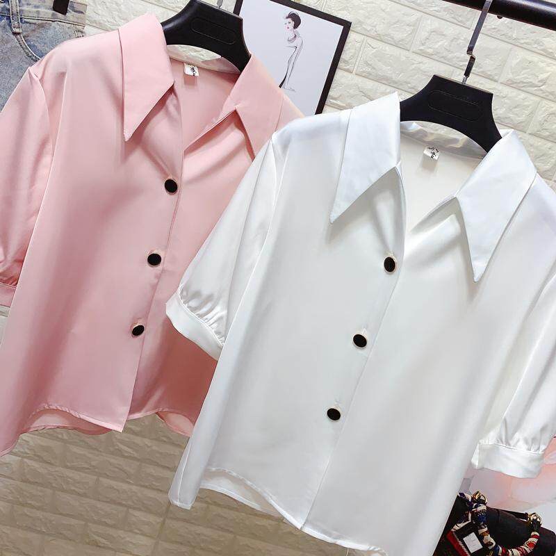 Áo Sơ Mi Nữ Dáng Rộng Phong Cách Hàn Quốc Thời Trang Mùa Hè