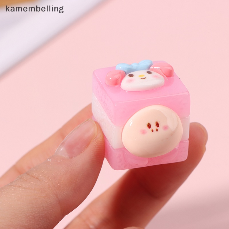 Kamembelling Phụ Kiện Móc Khóa Hình Nhân Vật Sanrio Kuromi Cinnamoroll Pochacco Bằng Resin Dễ Thương