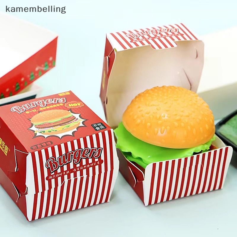 Đồ Chơi Squishy Hình Hamburger 3D Giúp Giảm Căng Thẳng