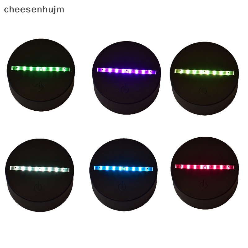 Đế Đèn LED 3D 7 Màu Có Dây Cáp USB Tiện Dụng