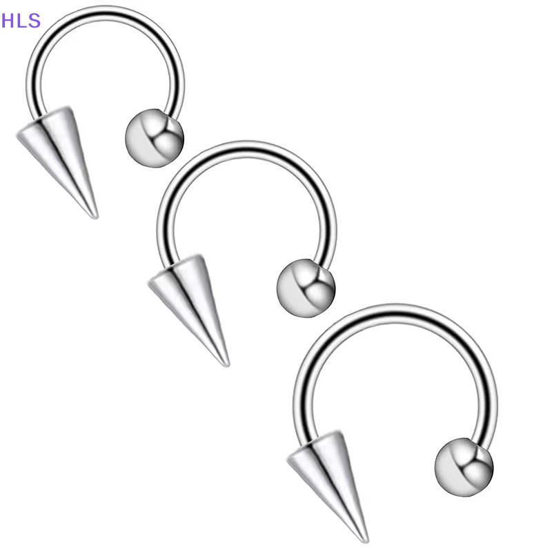 1 Khuyên Xỏ Cơ Thể Bằng Thép Không Gỉ Phong Cách Gothic Thời Trang