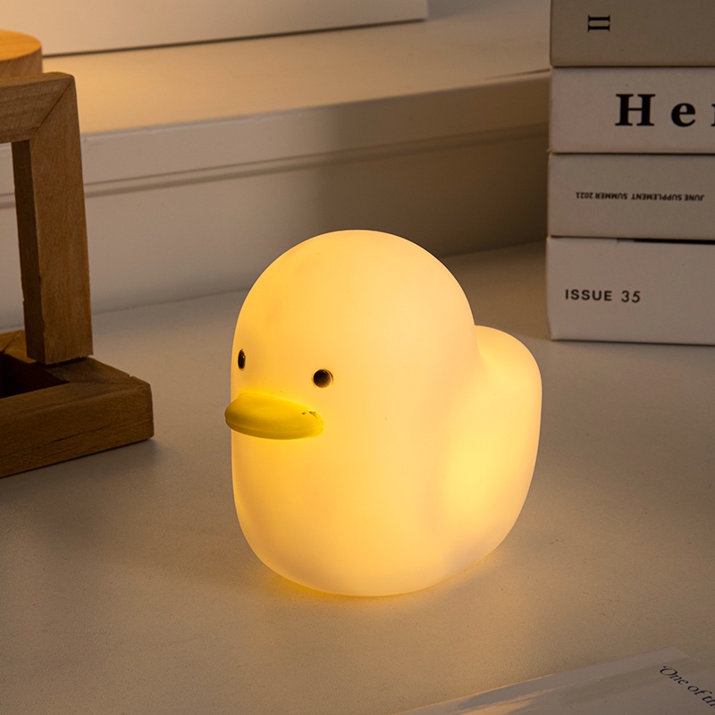 Đèn Ngủ Để Bàn Hình Chú Vịt Dễ Thương Xinh Xắn