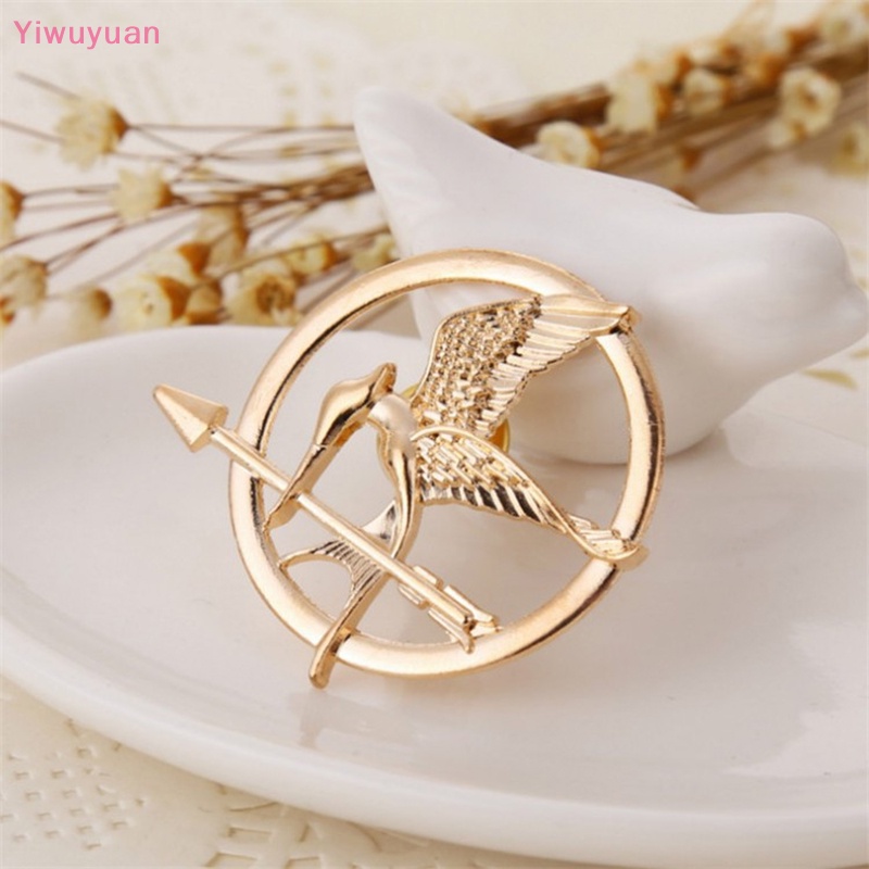 Ghim Cài Áo Hợp Kim Hình Robin Vintage 3 Màu Mới