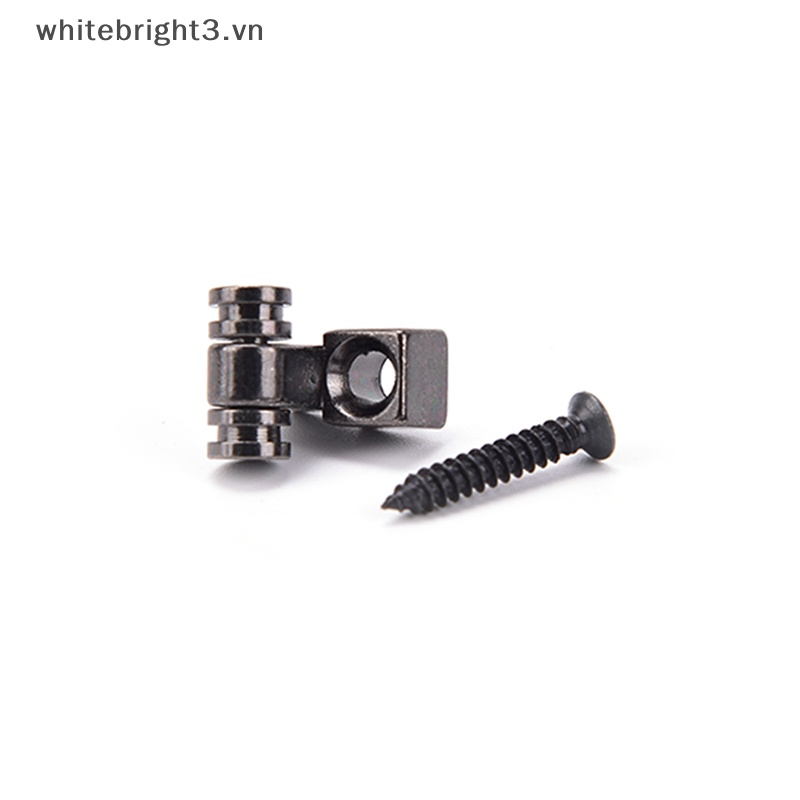 Bộ 2 Con Lăn Cố Định Dây Đàn Guitar Điện Màu Bạc