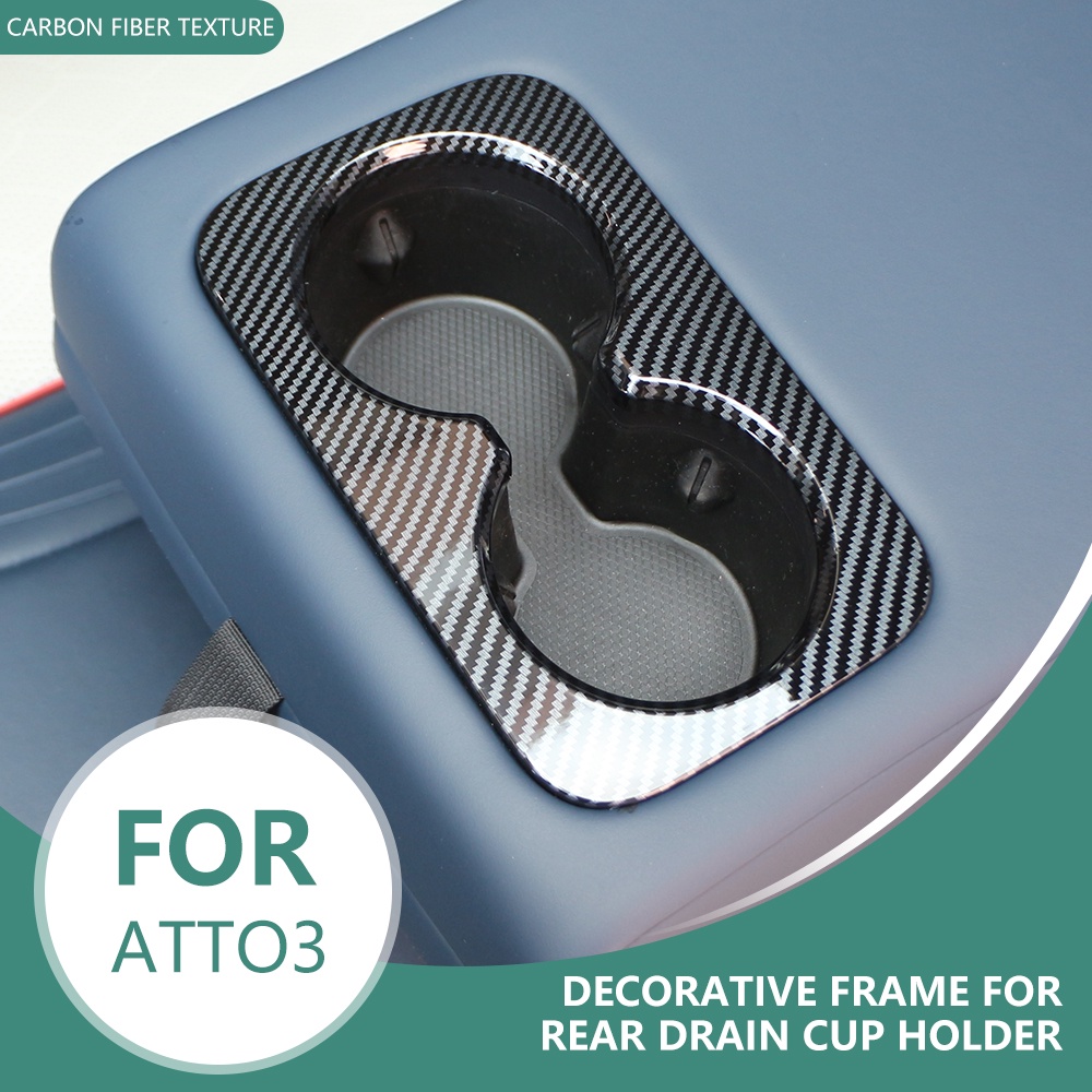 Khung Viền Hộp Tỳ Tay Bằng ABS Cho Xe Hơi BYD YUAN PLUS ATTO 3 2022 2023