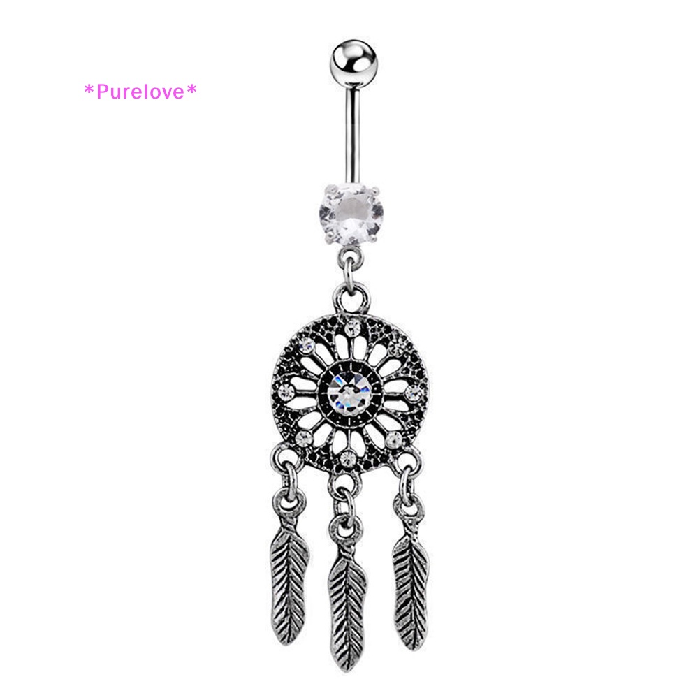 Khuyên Rốn Hình Lưới Giấc Mơ Đính Đá Thời Trang Cho Nữ Mới