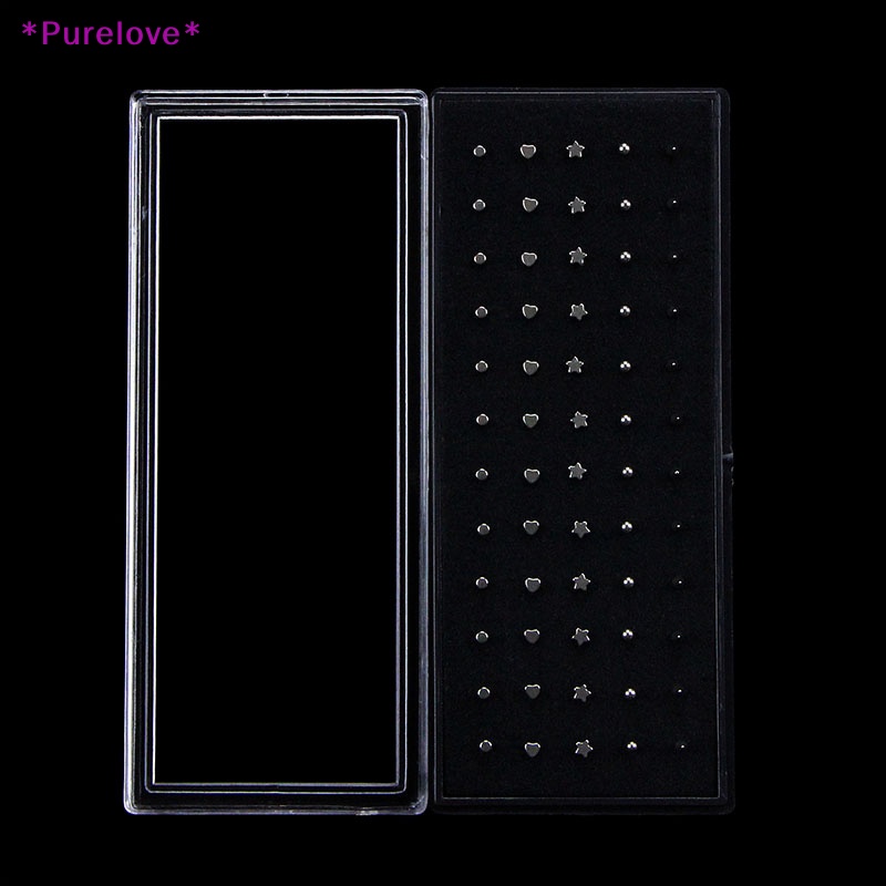 Set 60 Khuyên Mũi 20G Bằng Thép Không Gỉ Cá Tính Thời Trang Mới