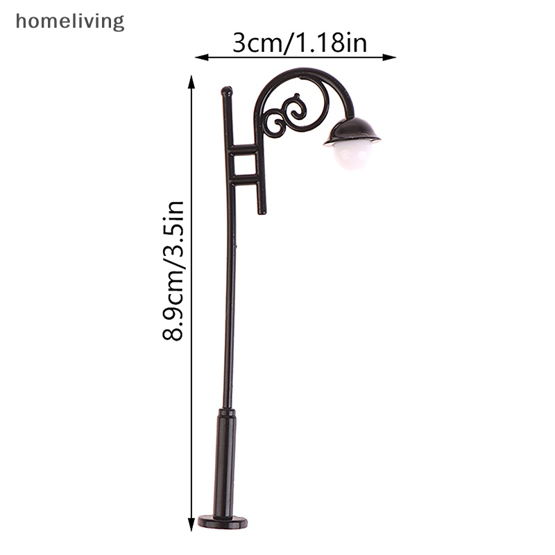 Đồ trang trí Đèn Đường Mini Tỉ Lệ 1 / 12 Dùng Trang Trí Tiểu Cảnh / Nhà Búp Bê