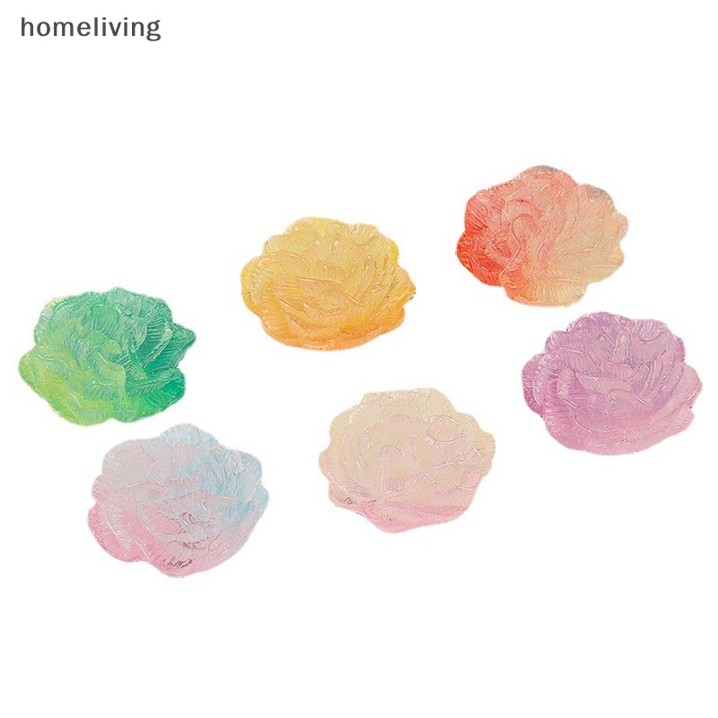 Bộ 2 Kẹp Tóc Hoa Trà Dạ Quang Xinh Xắn