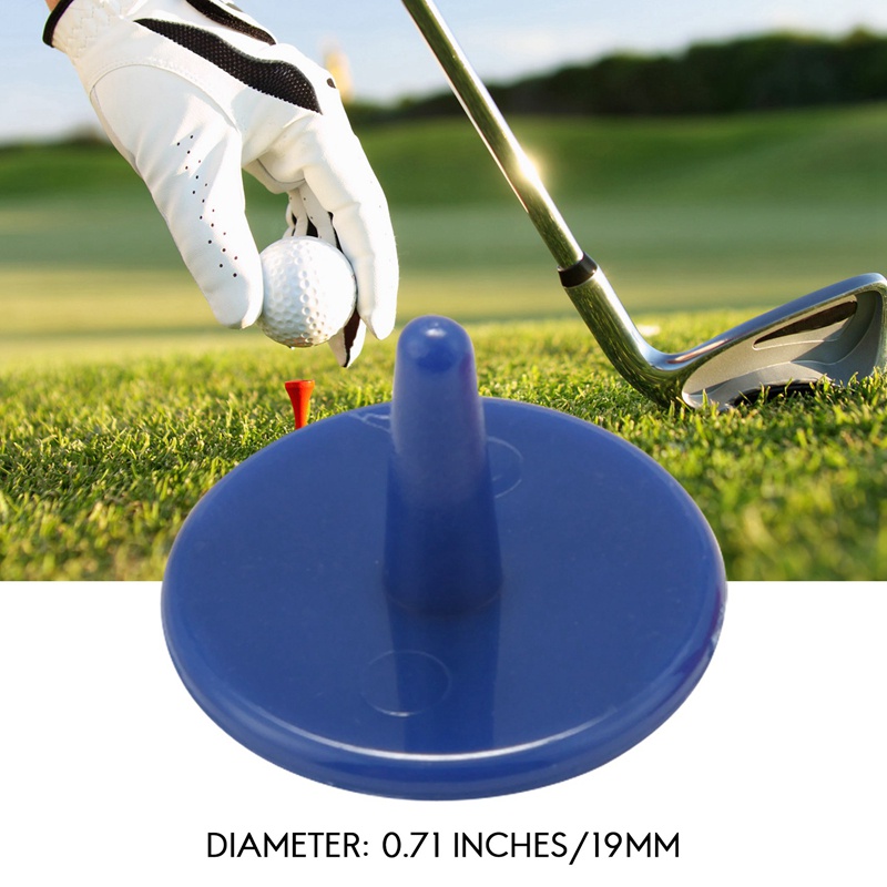 50 pcs golf ball marker 18mm màu ngẫu nhiên