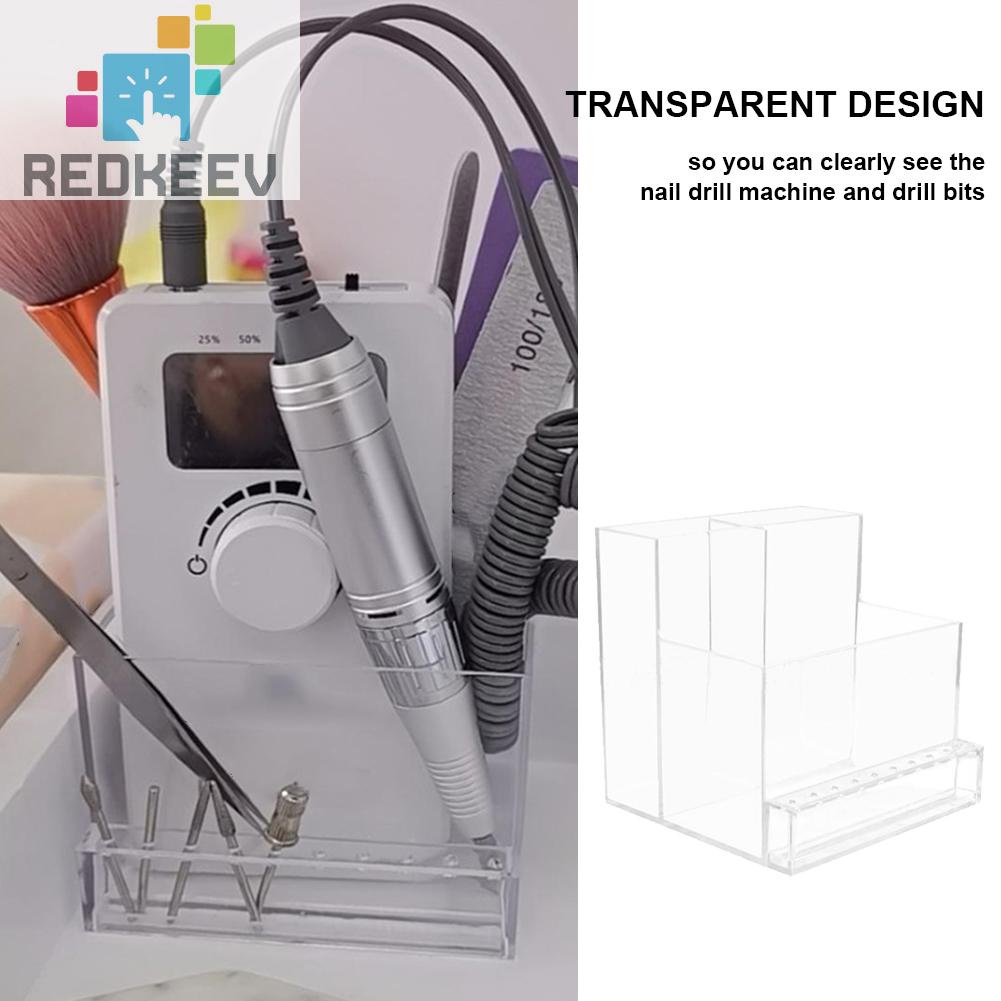 Giá Đỡ Đầu Mài Móng Tay 10 Lỗ 3 Hàng