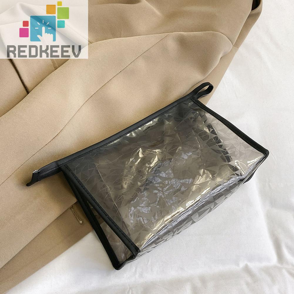 Túi Đựng Tiền Xu Bằng PVC Trong Suốt Sức Chứa Lớn Tiện Dụng