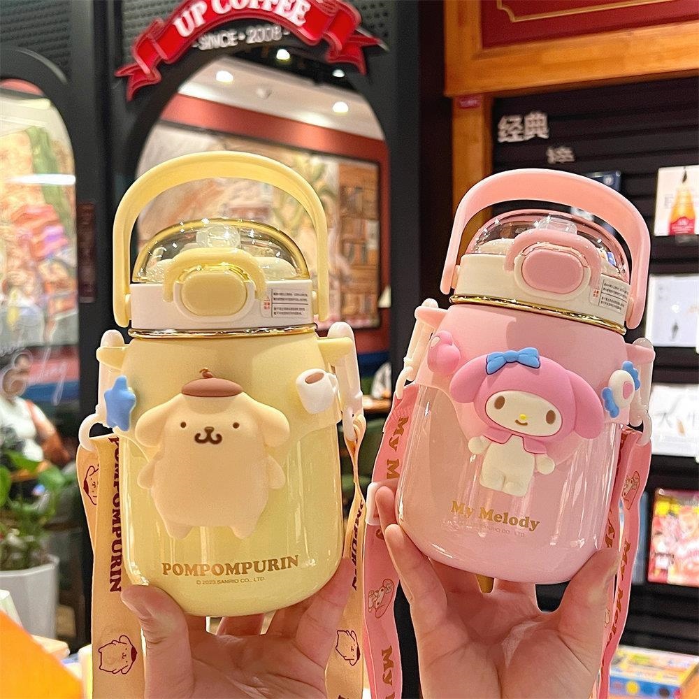 Bình Nước Giữ Nhiệt Bằng Thép Không Gỉ 304 700ml Sanrio My Melody Kuromi