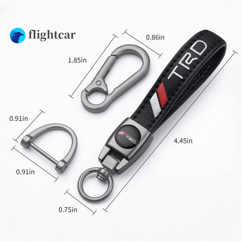 Móc Khóa Dây Da In logo Xe Hơi Cao Cấp Sáng Tạo Cho Nam