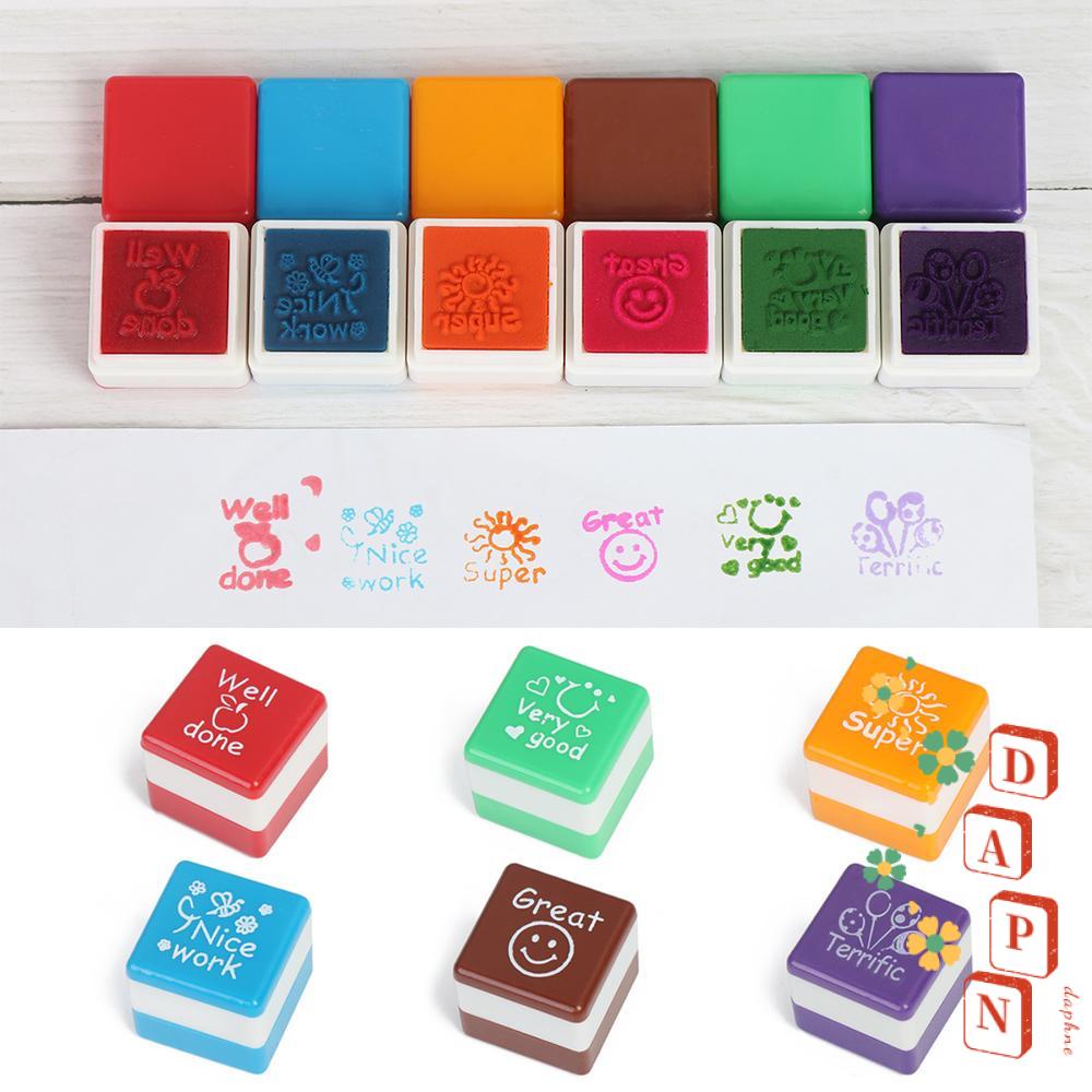 Bộ 6 Con Dấu Dùng Làm Đồ Thủ Công Cho Trẻ Mẫu Giáo