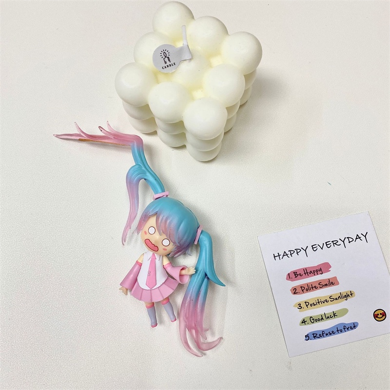 Mô Hình Búp Bê Hatsune Miku 11cm Dễ Thương Dùng Trang Trí Túi Xách
