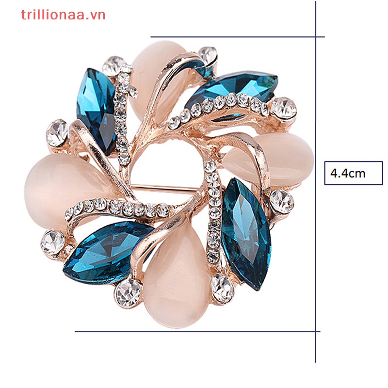Trillionaa 1 Trâm Cài Áo Hình Bauhinia Pha Lê Thời Trang Mới Cho Nữ VN