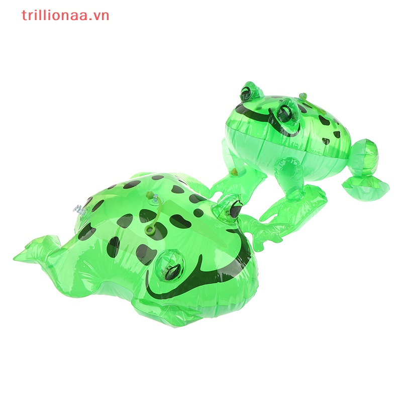 Đồ Chơi Ếch Xanh Bơm Hơi Có Đèn Nhấp Nháy Dễ Thương Vui Nhộn DIY Cho Bé