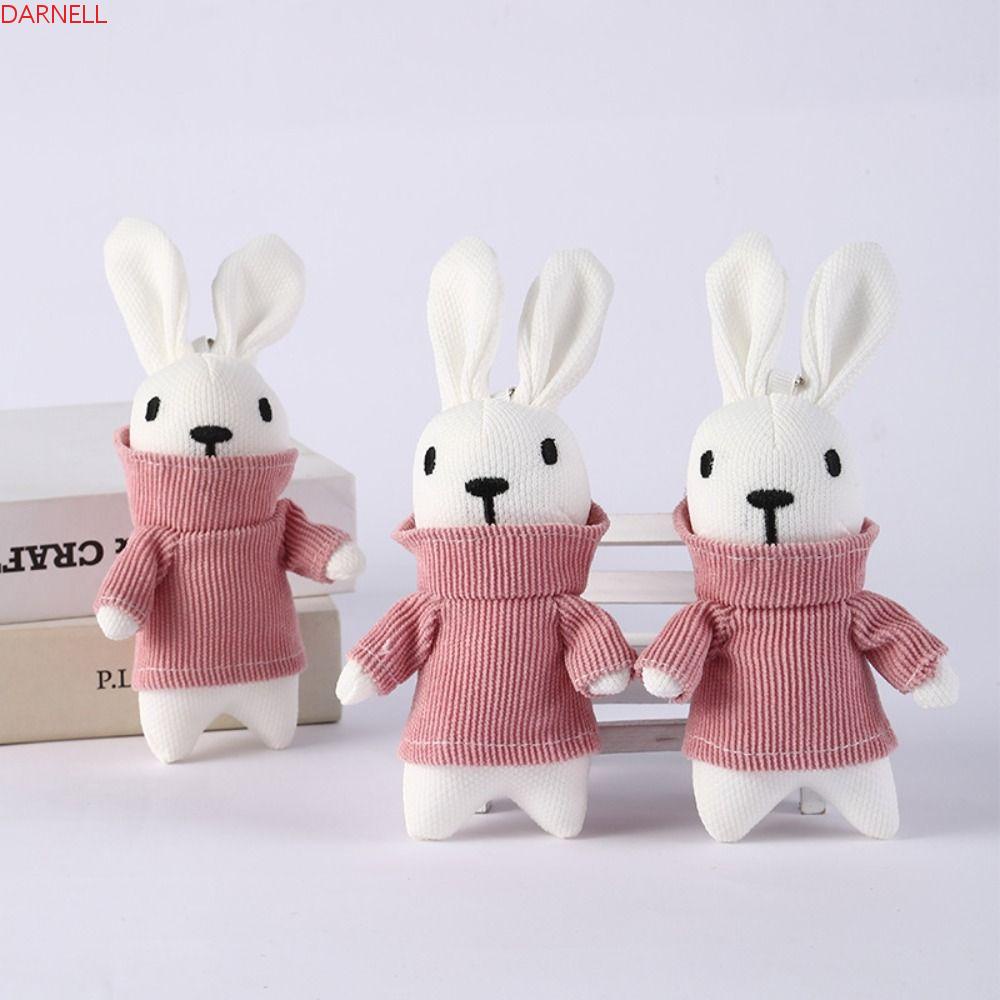 Móc Khóa Hình Thỏ Nhồi Bông Dễ Thương