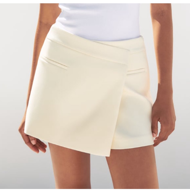 Zara Quần culottes Lưng Cao Thời Trang Mùa Hè Dành Cho Nữ 235427407 7385517