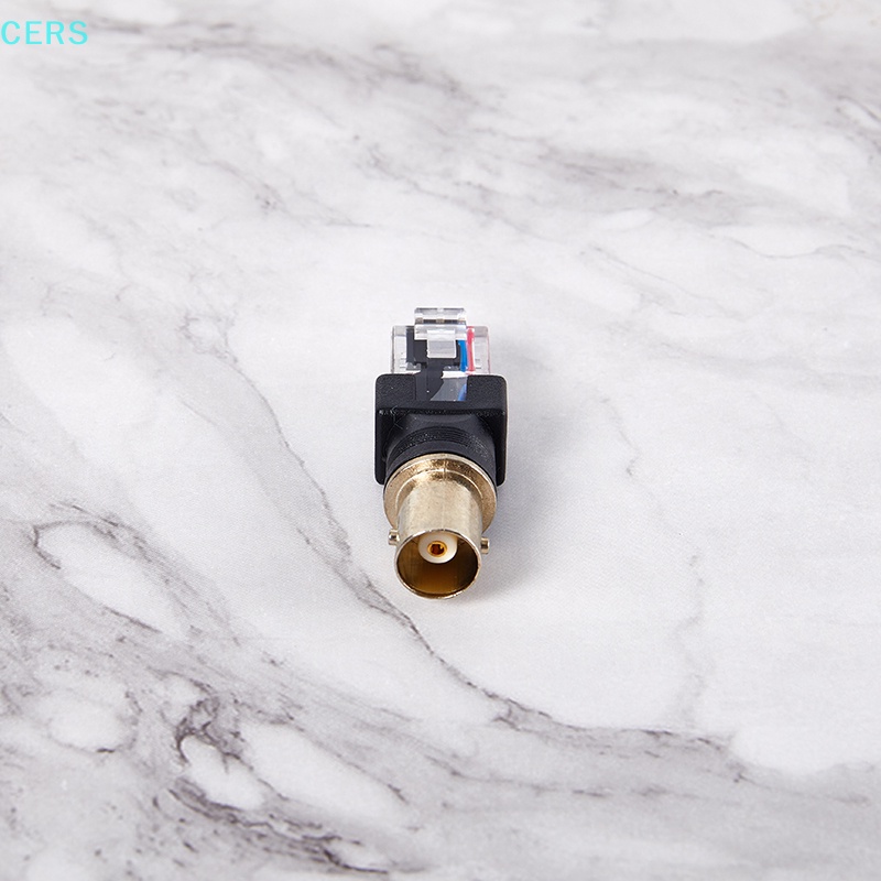 1 Đầu Nối BNC Cái Sang RJ45 Đực Màu Đen