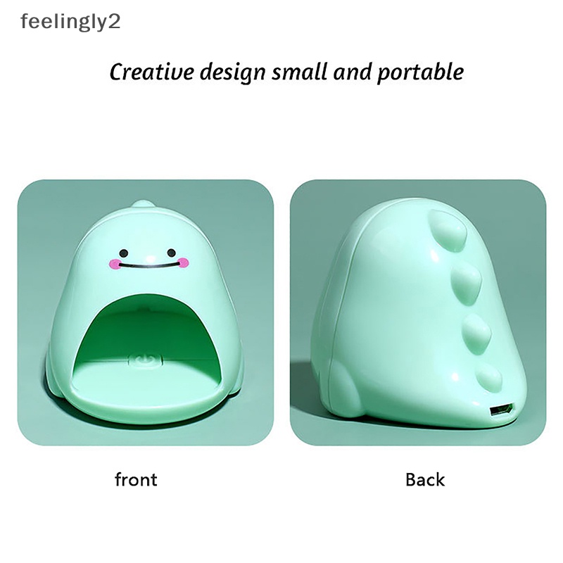 Máy Sấy Khô Móng Tay Mini 5w Bằng Tia Uv 4 Bóng Led Với Cáp Usb Tiện Dụng Cho Gia Đình