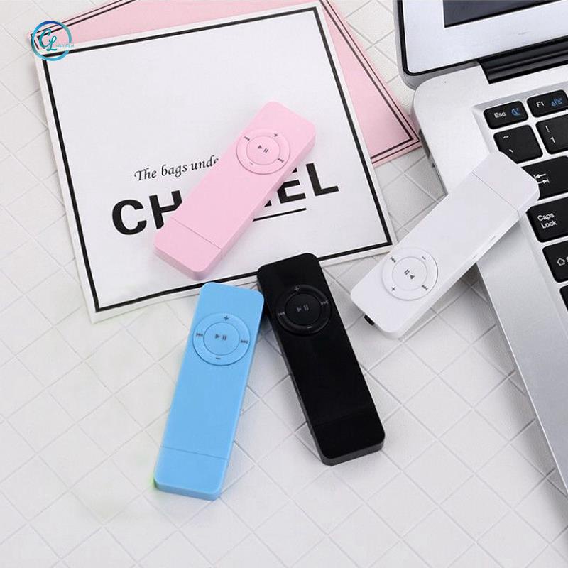 Máy Nghe NhạC Mp3 32GB USB Nhỏ GọN TiệN DụNg   Thẻ TF (Đen)
