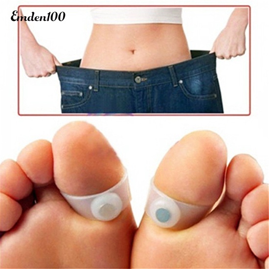 Set 2 Vòng Silicone Đeo Ngón Chân Massage Giảm Cân