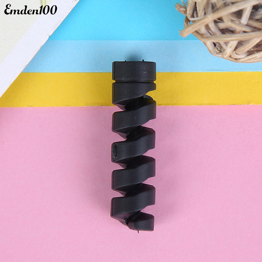 Bộ 10 Phụ Kiện Bảo Vệ Dây Cáp Bằng Silicon Mềm
