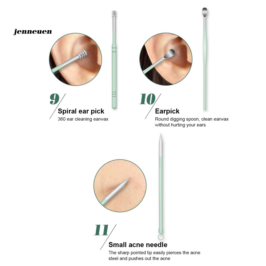 Bộ 16 Dụng Cụ Chăm Sóc Móng Tay Dùng Đi Du Lịch Tiện Dụng