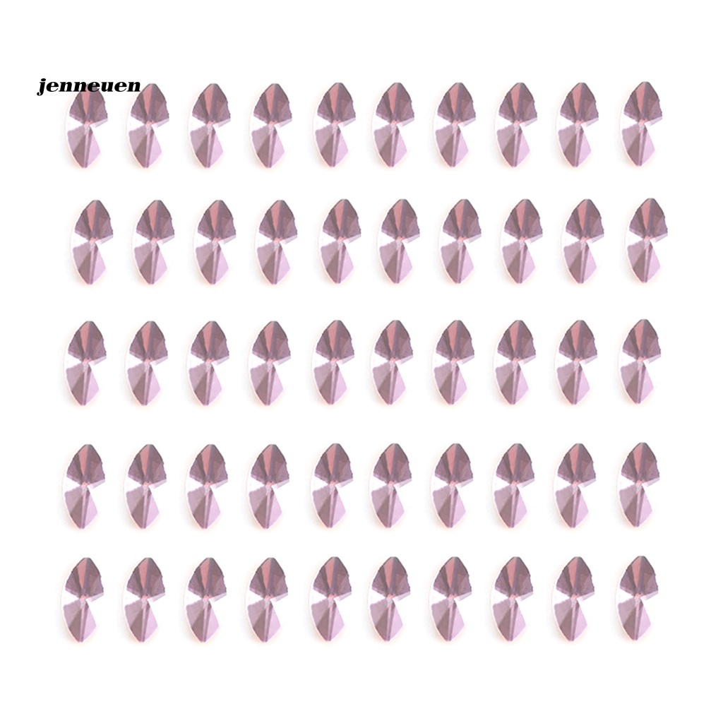 Bộ 50 Phụ Kiện Trang Trí Móng Tay 3D Gọn Nhẹ Đa Năng