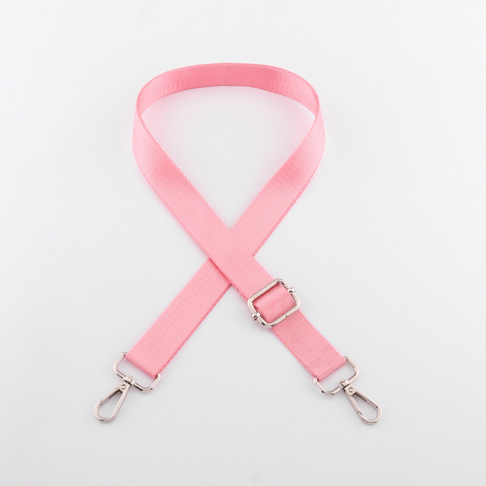 Dây Đeo Túi Xách Bản Rộng Bằng Nylon Có Khóa Kim Loại Màu Bạc Thời Trang