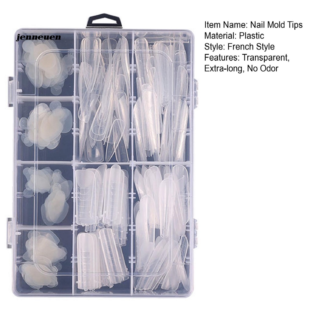 Hộp 288 Móng Tay Giả Nối Dài Trang Trí Nghệ Thuật