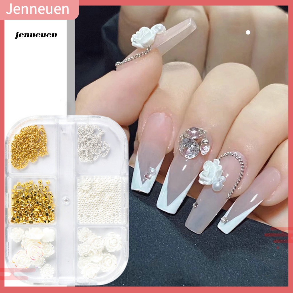 Dây Xích Kim Loại Trọng Lượng Nhẹ Không Rơi Trang Trí Móng Tay