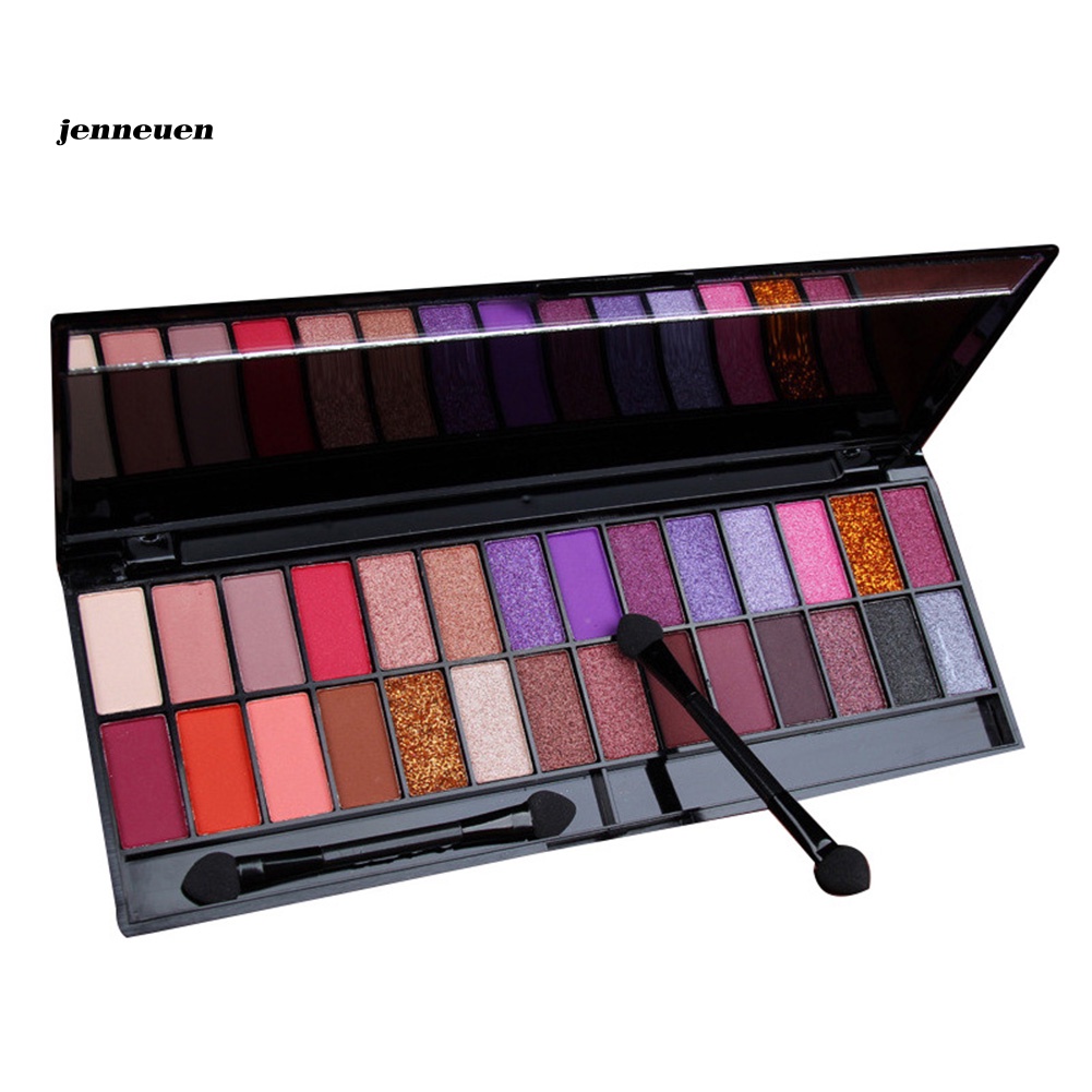 Bảng Phấn Mắt CmaaDu 28 Màu Lì Và Ánh Ngọc Trai Kết Hợp Trang Điểm Lâu Trôi Không Nhòe