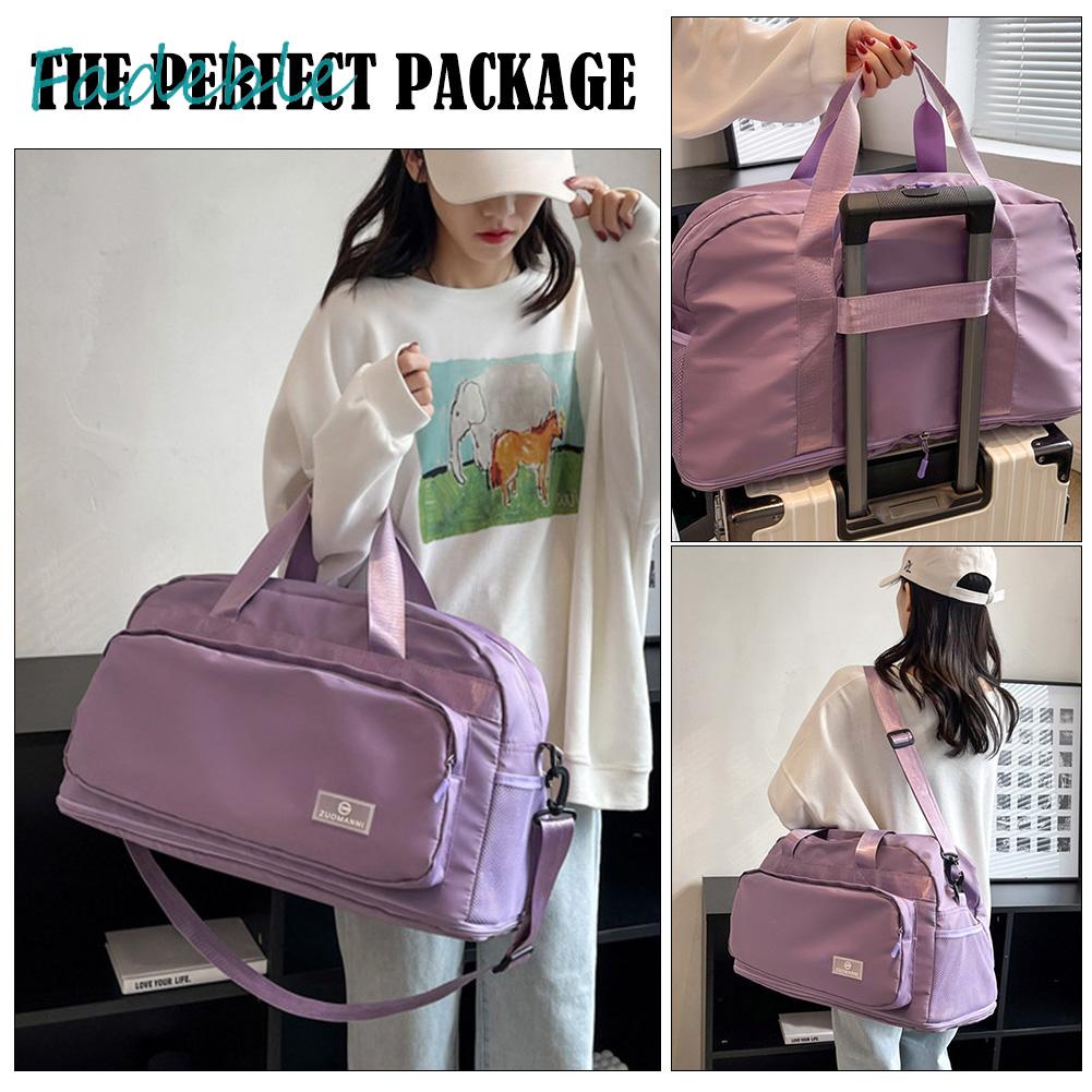 Túi Đựng Đồ Tập Thể Thao Sức Chứa Lớn Chia Ngăn Khô / Ướt Tiện Dụng Cho Nam Và