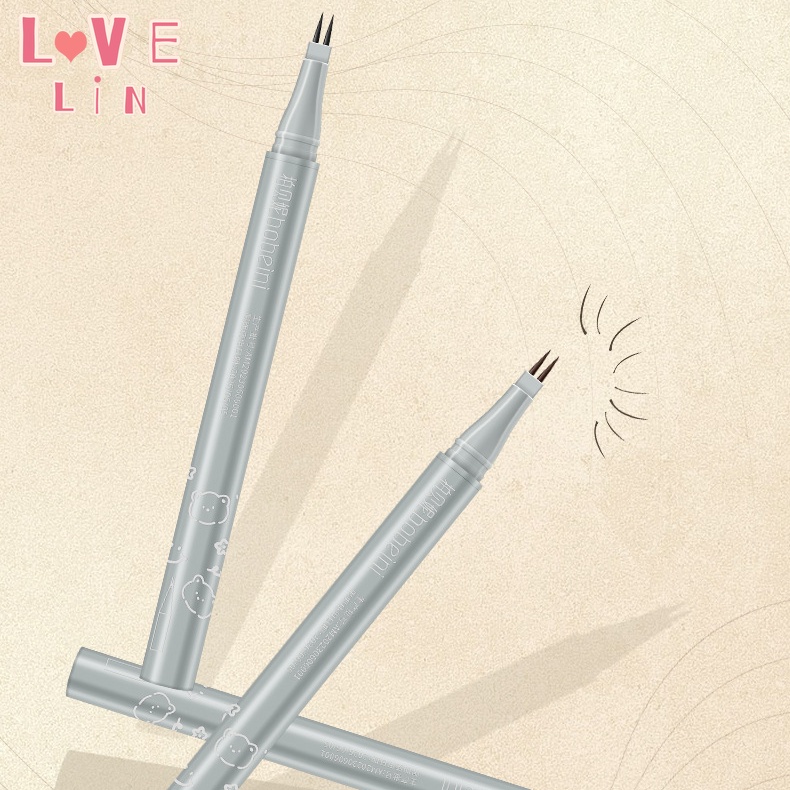 Bút Kẻ Mắt Dạng Lỏng Hai Đầu Lông Mi Mịn Màng Tự Nhiên Không Thấm Nước