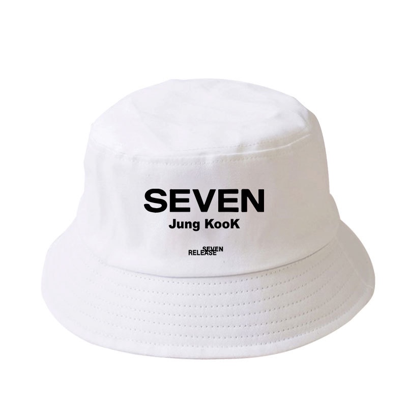 Mũ bucket Che Nắng In logo Nhóm Nhạc bts bangtan boys Jungkook Thời Trang