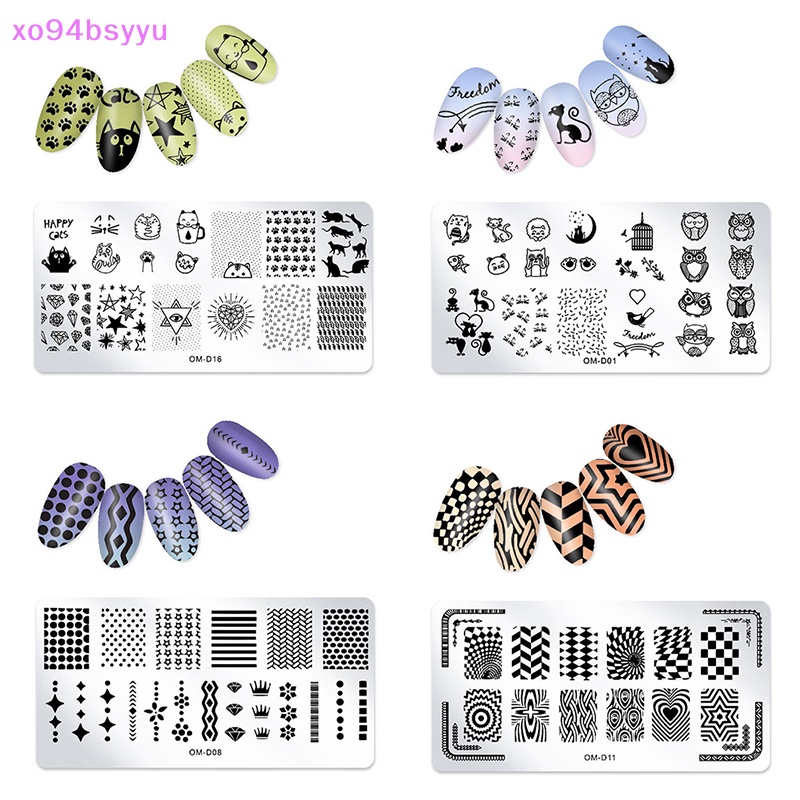 Khuôn Trang Trí Móng Tay Nghệ Thuật Xo94Bsyu 12 * 6cm