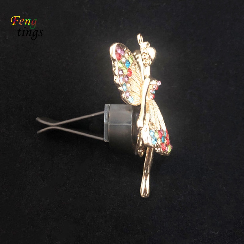 Giá Đỡ Nước Hoa Gắn Điều Hòa Xe Hơi Hình Thiên Thần Bằng Hợp Kim