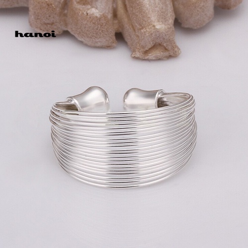 Nhẫn Hở Mạ BạC NhiềU LớP ThờI Trang Cho Nữ