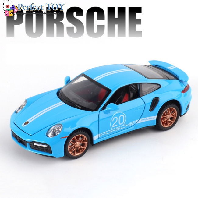 Mô Hình Xe Hơi Porsche 911 1: 32 Bằng Hợp Kim Có Đèn Và Nhạc Độc Đáo Sống Động