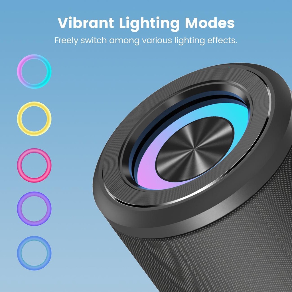 Loa Bluetooth 5.3 Sounarc P4  Âm thanh nổi 20W Kháng nước IPX5 | Bảo hành chính hãng 12 tháng