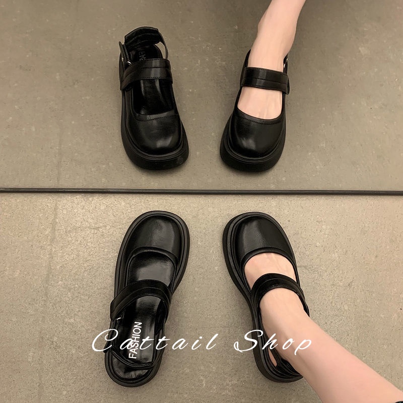 Cattail  dép cross dép nữ dép bánh mì nữ dép bánh mì nữ Chống Trượt 072006  Stylish Korean Style Phong cách Thanh lịch B28G134 36Z230909