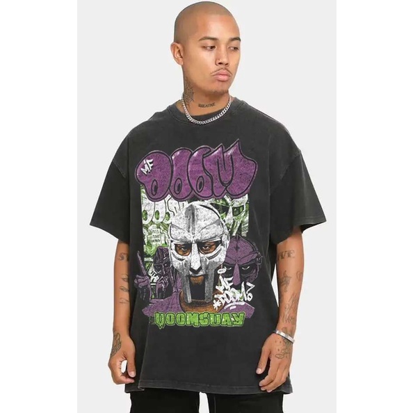 Mf doom rapper t-shirt merch music rap shirt for man 100% cotton