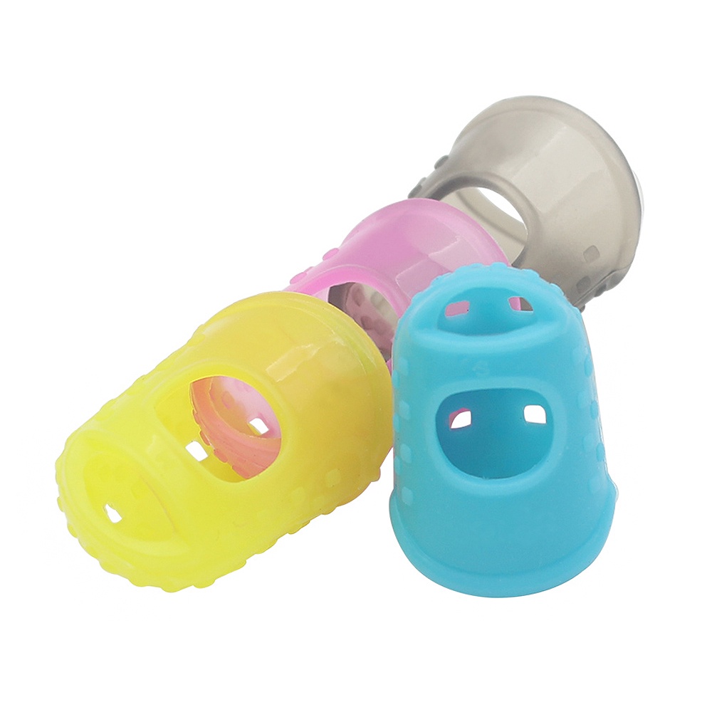 Set 4 Vỏ Bọc Ngón Tay Chơi Đàn Guitar / Ukulele / Mandolin / Banjo Bằng Silicone