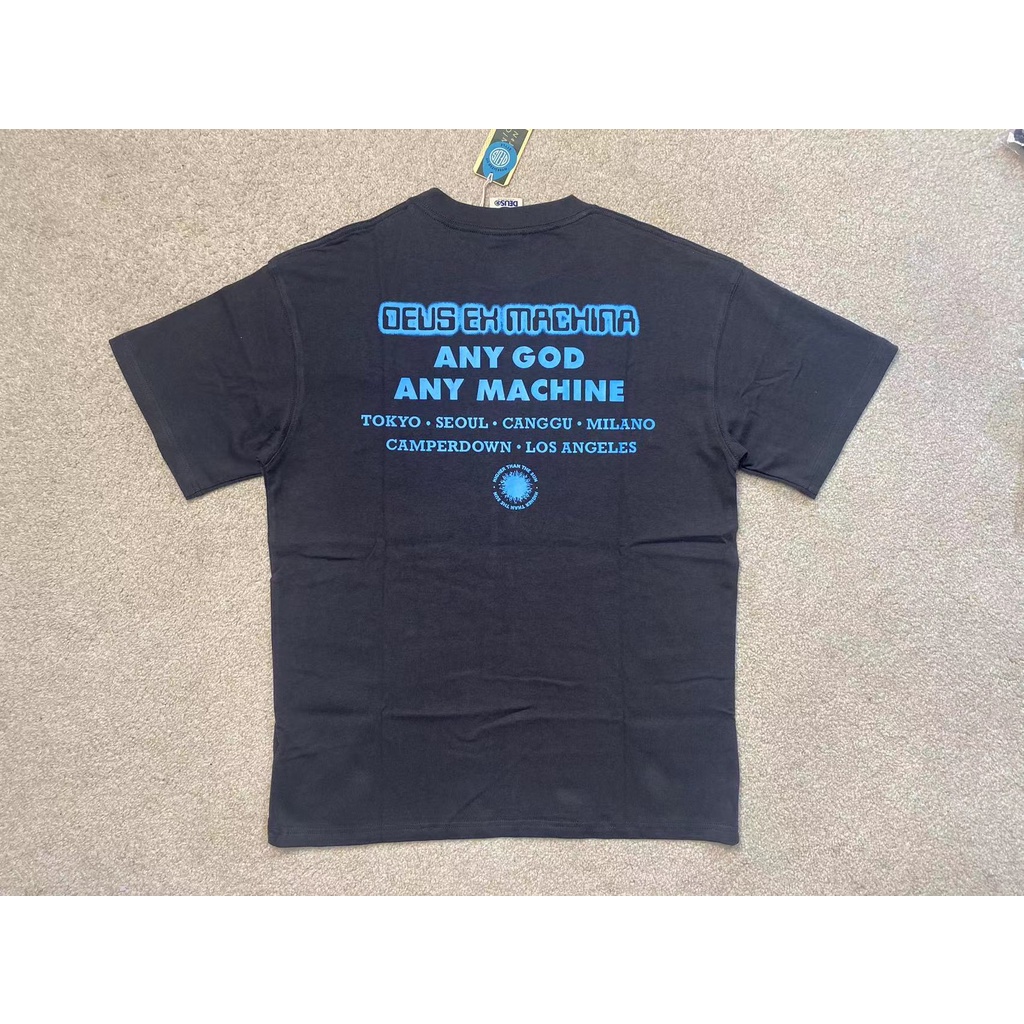 Deus ex machina Áo Thun cotton Ngắn Tay Cổ Tròn In Họa Tiết Thời Trang Mùa Hè Cho Nam