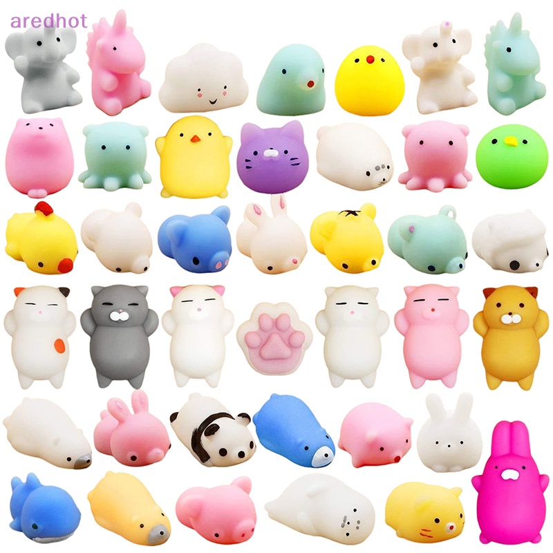 Set 2 / 5 / 10 Đồ chơi squishy Giảm Stress Hình Động Vật Dễ Thương Cho Bé Mới