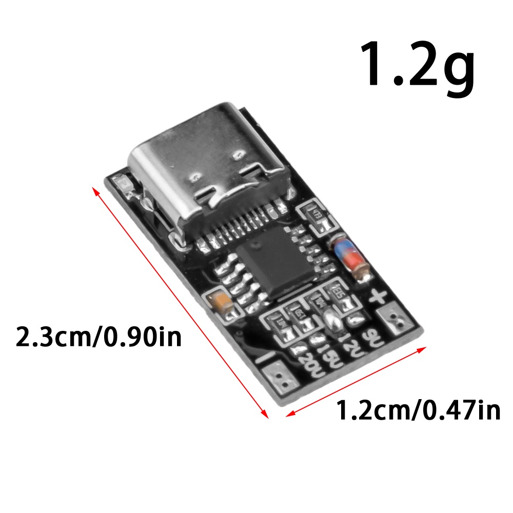 Mô-đun Sạc USB Kích Hoạt Tăng Áp Nhanh VOKTTA Type-C PD2.0 PD3.0 9V 12V 15V 20V